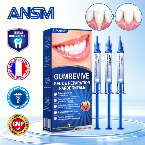🇫🇷🏅🦷🛡️𝐋𝐮𝐱𝐚𝐫𝐢𝐬𝐞® GumRevive Gel Réparateur Parodontal