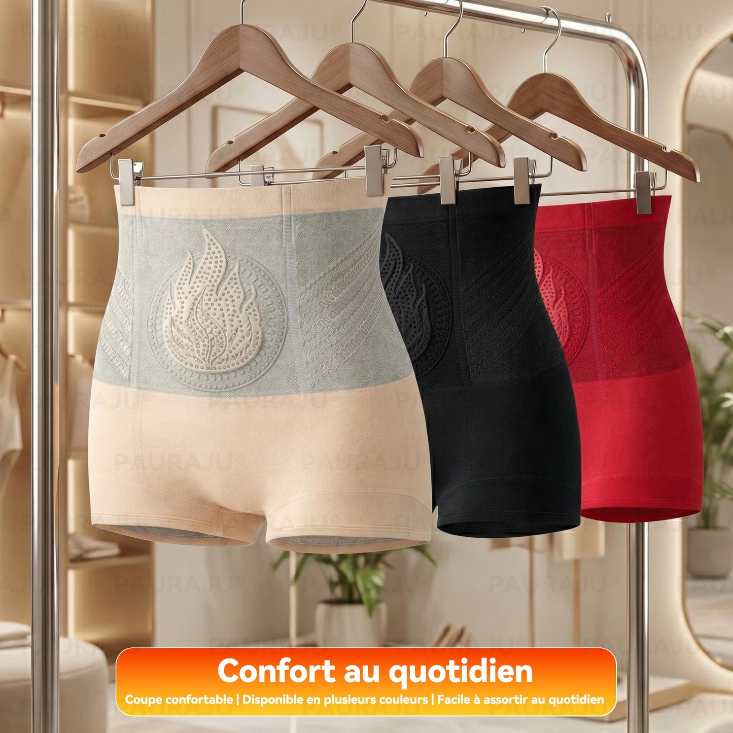 Boutique Officielle | 🧑‍⚕️ 𝐏𝐀𝐔𝐑𝐀𝐉𝐔® 2026 Short Sculptant & Brûle-Graisses 4-en-1 aux Micro-Particules de Moringa & Berbérine ✨