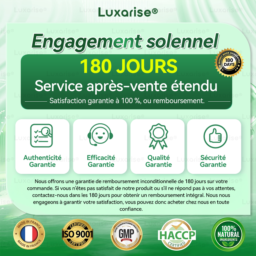 Magasin Officiel |  Luxarise® Moringa & Bérbérine 10-en-1 Patch Nanomicro-aiguilles Avancé👩‍⚕️ (Une application quotidienne, résultats visibles en 7 jours) ✅ Obésité, Diabète, Apnée du sommeil, Problèmes articulaires🍃