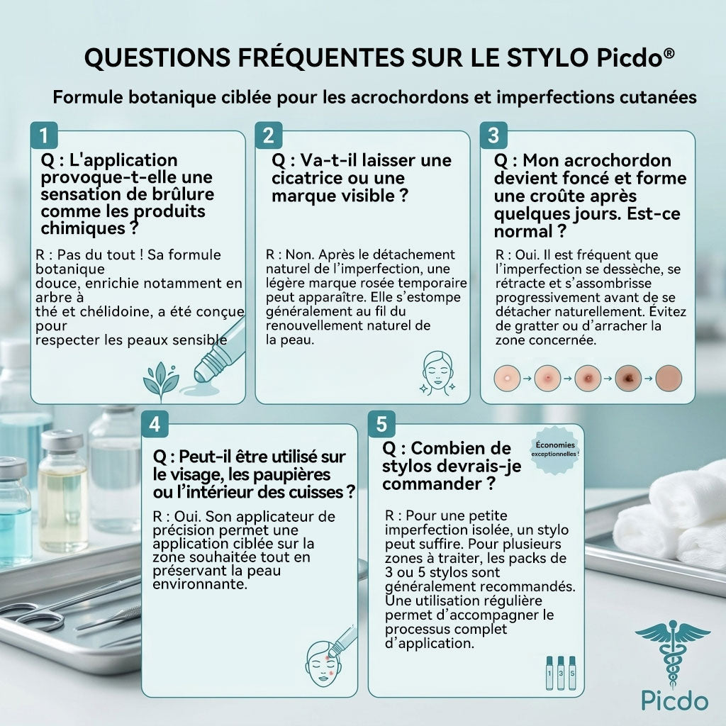 Boutique officielle de la marque |✅🎉𝐏i𝐜𝐝o® 7 Jours Effaceur de taches et d’excroissances cutanées(Zéro douleur, zéro cicatrice – Roller) ⏳