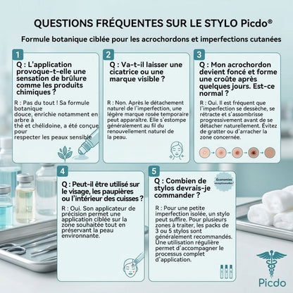 Boutique officielle de la marque |✅🎉𝐏i𝐜𝐝o® 7 Jours Effaceur de taches et d’excroissances cutanées(Zéro douleur, zéro cicatrice – Roller) ⏳